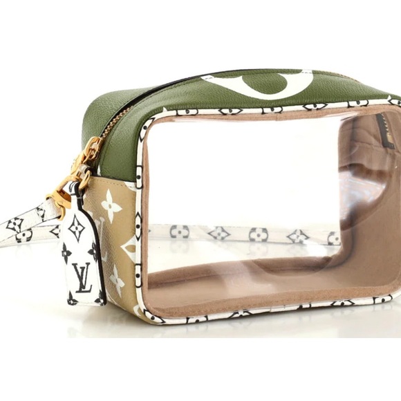 Louis Vuitton Beach Pouch Limited Edition Colored Monogramed Giant Clear - Picture 6 of 6